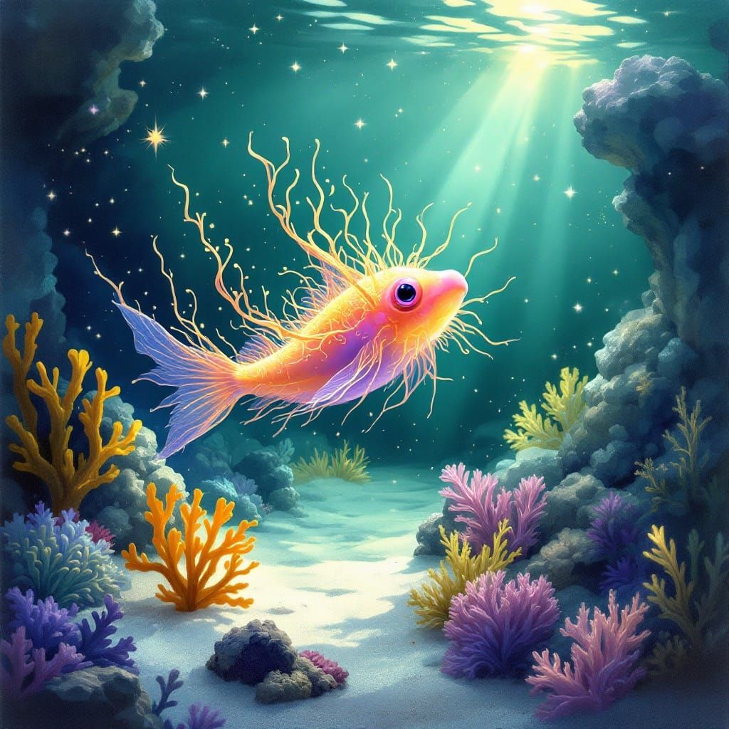 Breezy Jellyfish in Pastel Hues