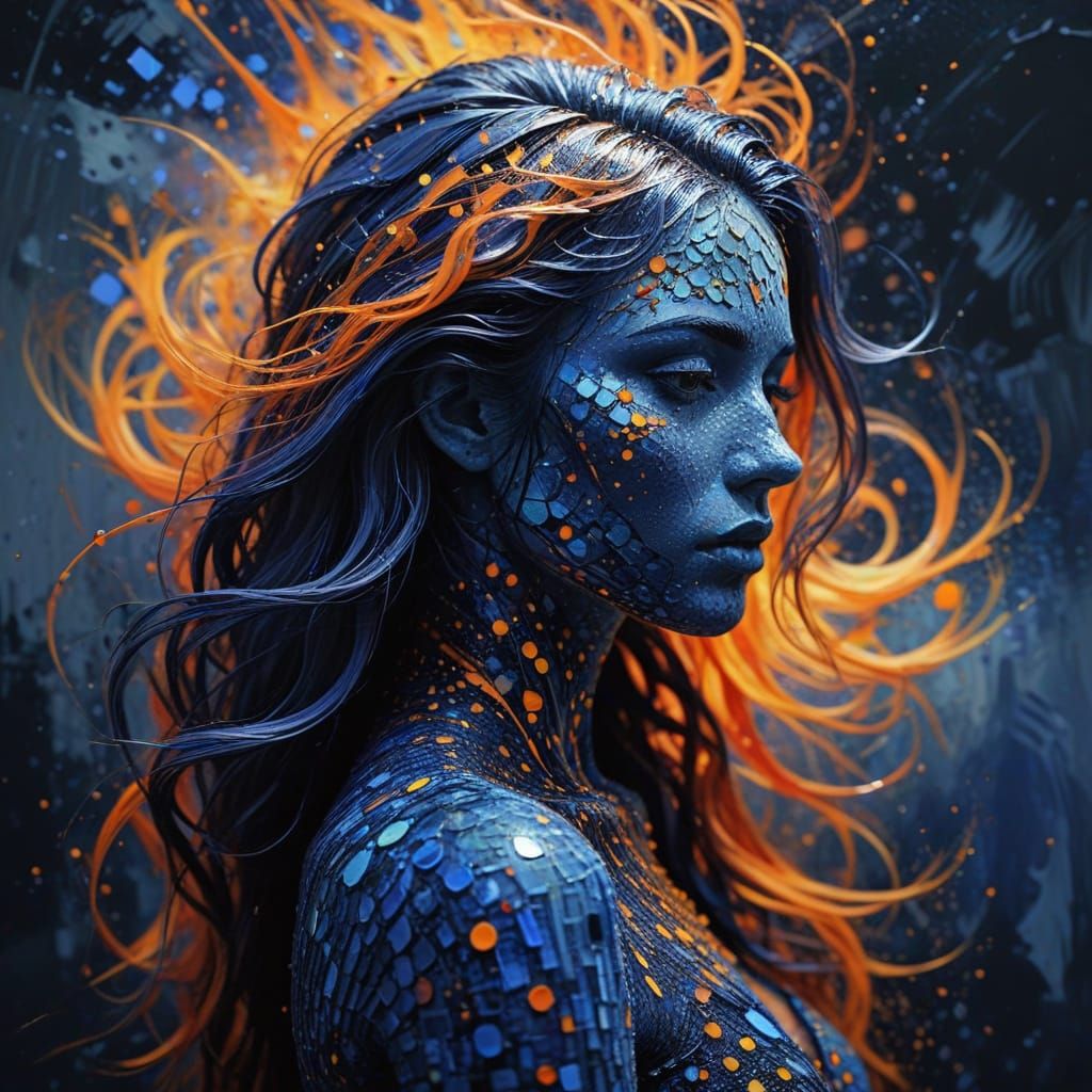 blue goddess