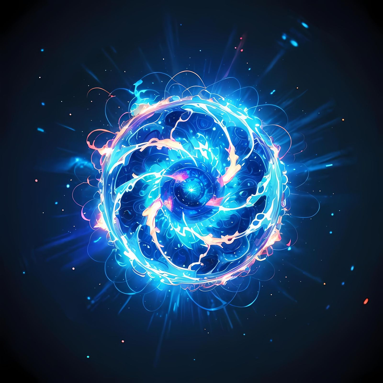 Abstract Object Surging with Cosmic Electrical Energy