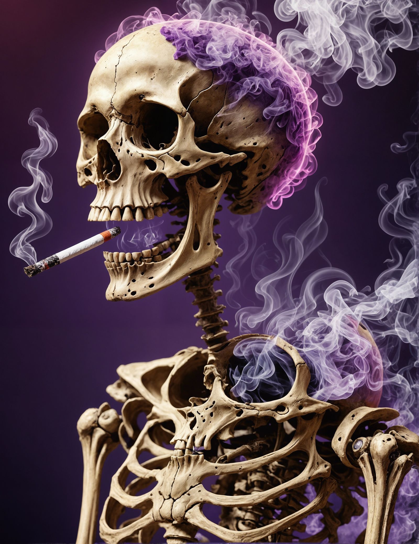 Smoking Skeleton …