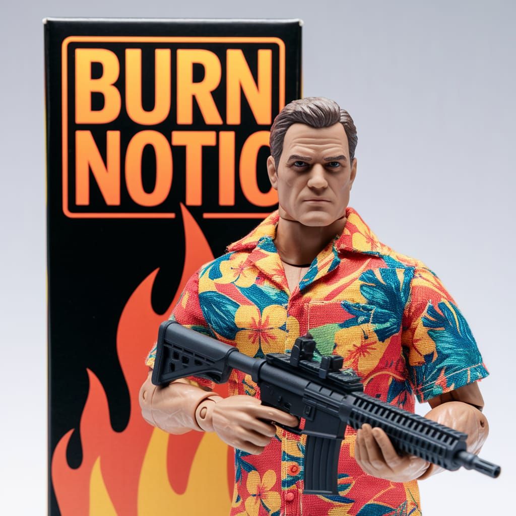 Bruce Campbell Action Figure in Hawaiian Shirt