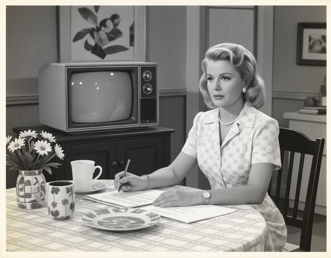 Joan Davis as Joan Stevens: Ultrarealistic Scene