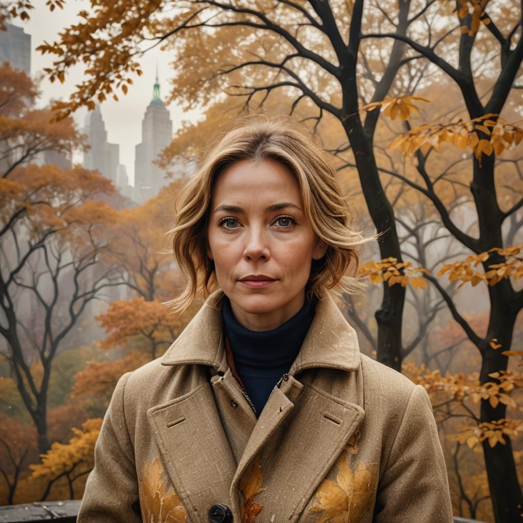 Autumn Portrait in Central Park: Schoeller Style