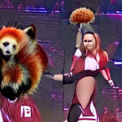 Red Panda Likeness of Britney Spears