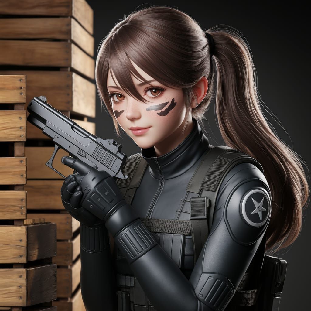 Metal Gear Solid Cosplay: Japanese Woman as Solid Snake