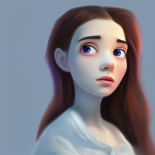 Dark Fantasy Portrait in 3D Digital Art Style