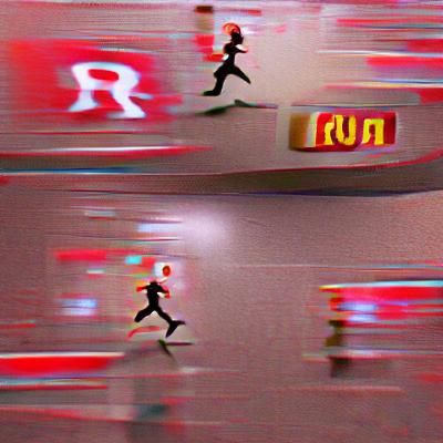 AI Generated Image of Run