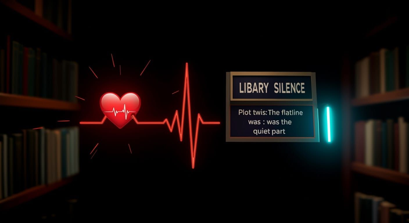 Heart Monitor Emoji in Pop Art Style