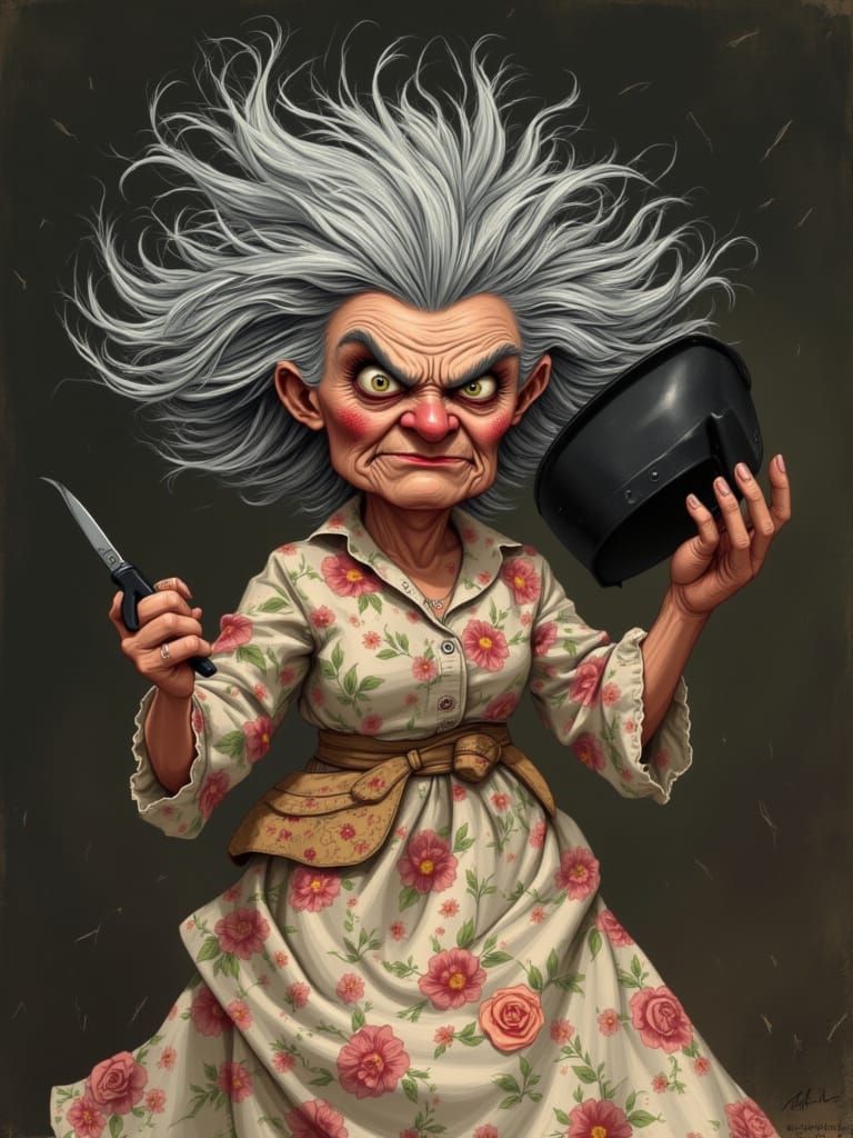 Photorealistic Portrait of a Fragile Woman with Expressive E...