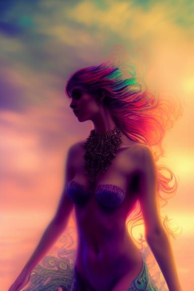 Fractal Iridescence: A Digital Portrait