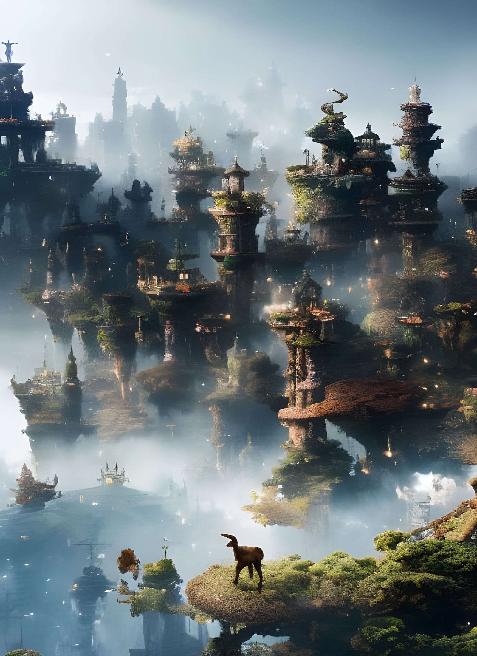 Hyperrealistic World Based on Love in Digital Art