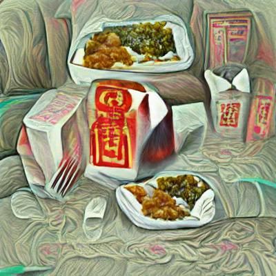 Delicious Chinese Food Still Life