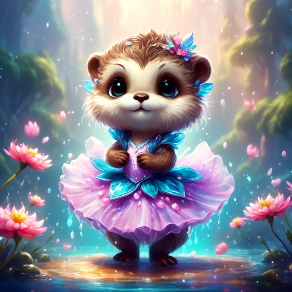 Ottie Otter Showing Off Her Beauty