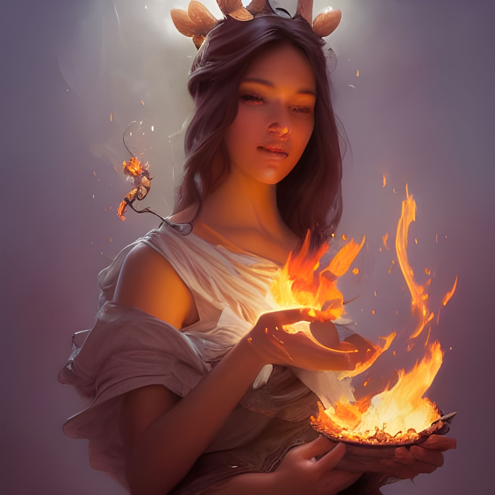 S'mores Fairy Queen Goddess Portrait