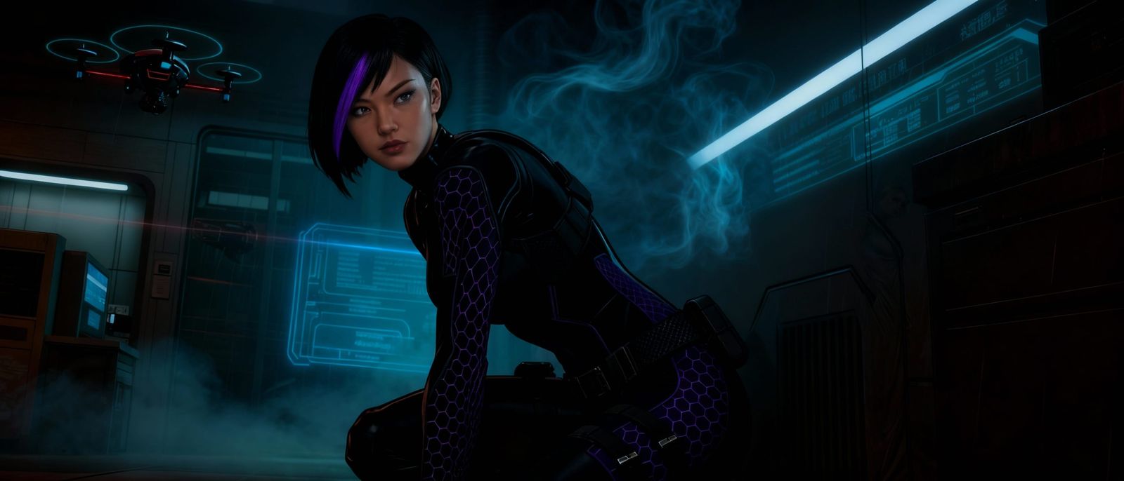 René Kuroi: Cyber-Noir Espionage Operative