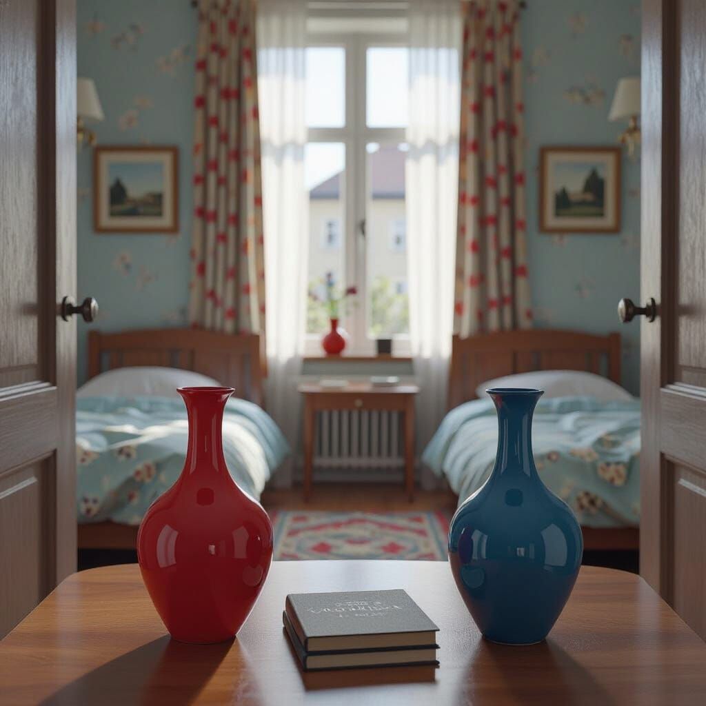 Hyperrealistic Twin Rooms with Subtle Differences