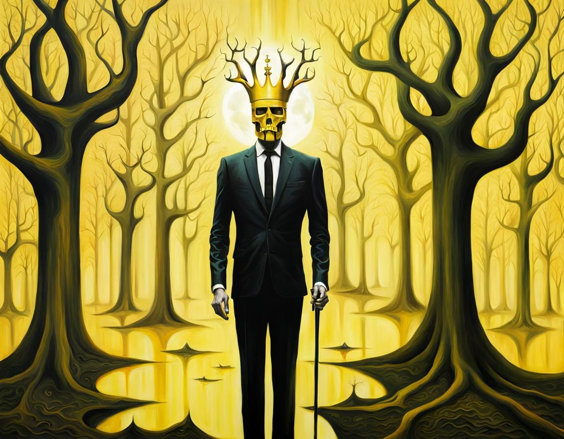Surreal Depiction of The Yellow King