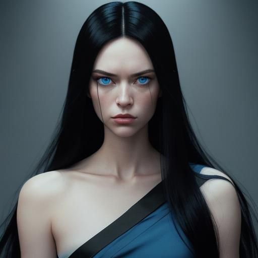 Hyperrealistic Portrait of a Modern Woman