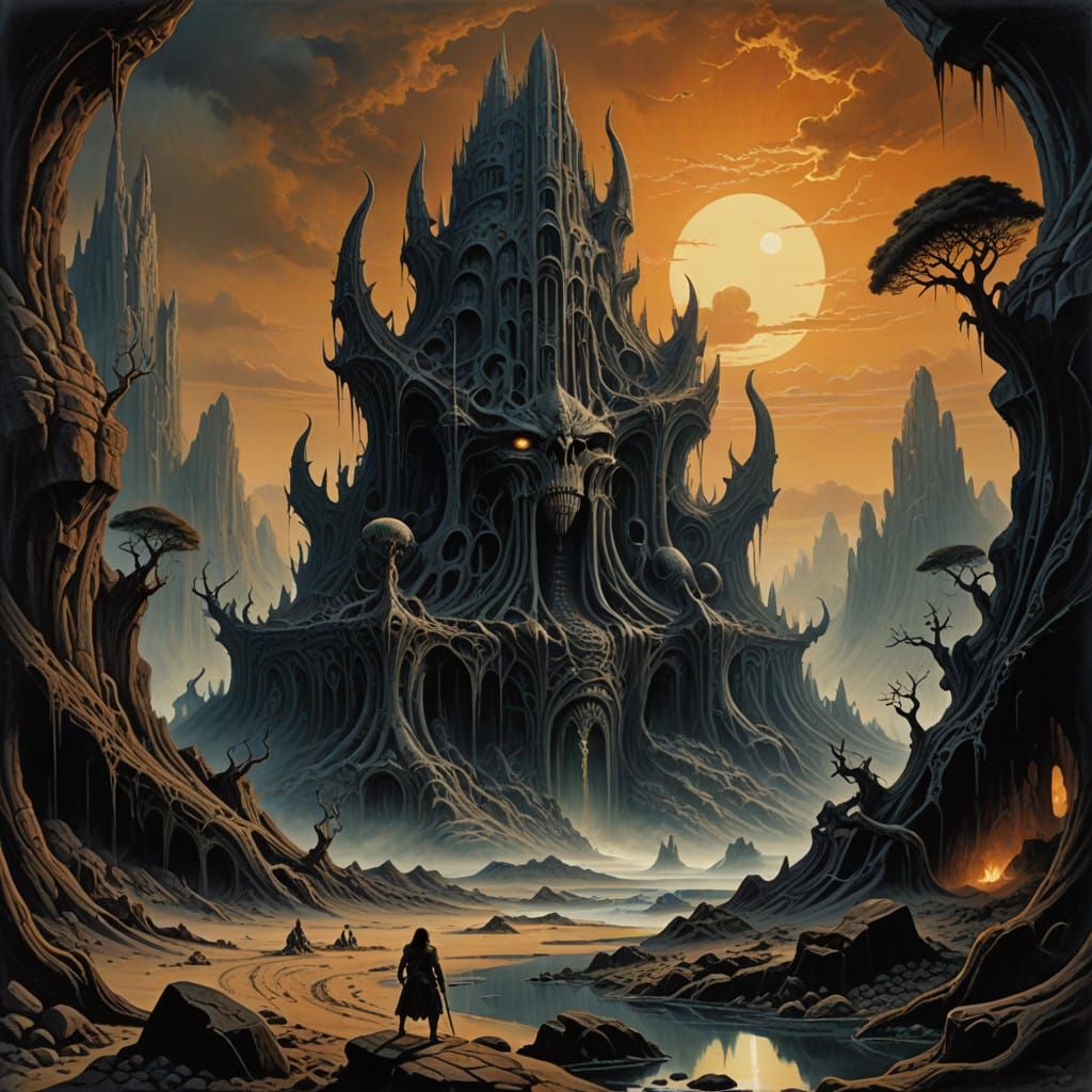 Surrealist Conan Landscape