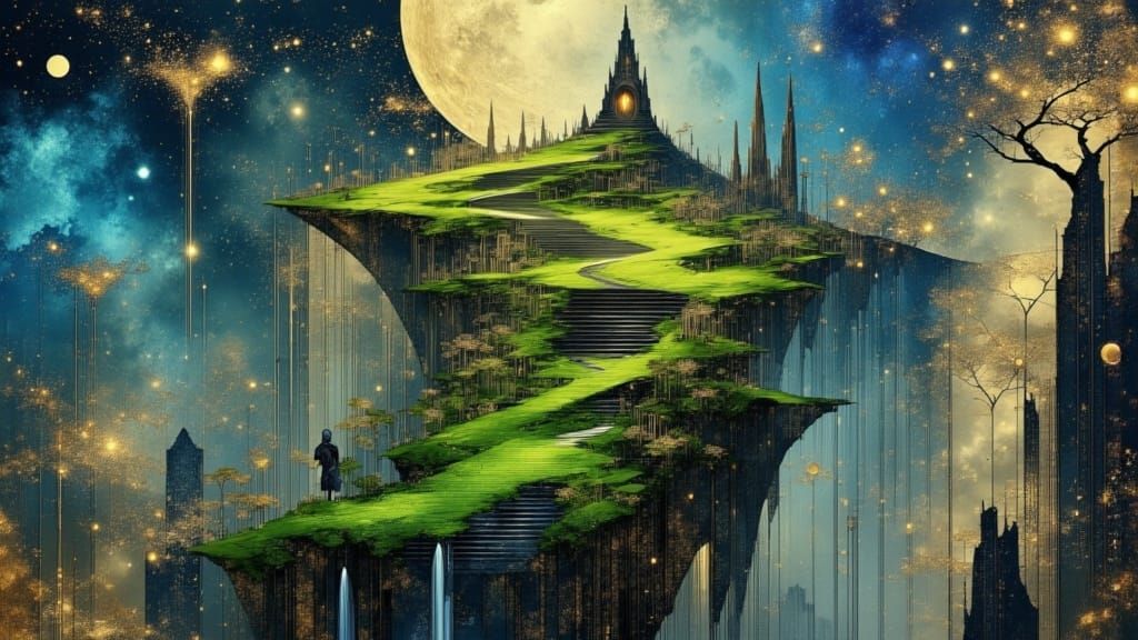 Majestic City on Shattered Planet Plateau