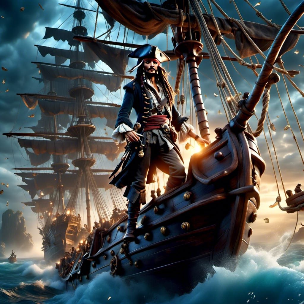 Jack Sparrow, Pirates of The Caribbean