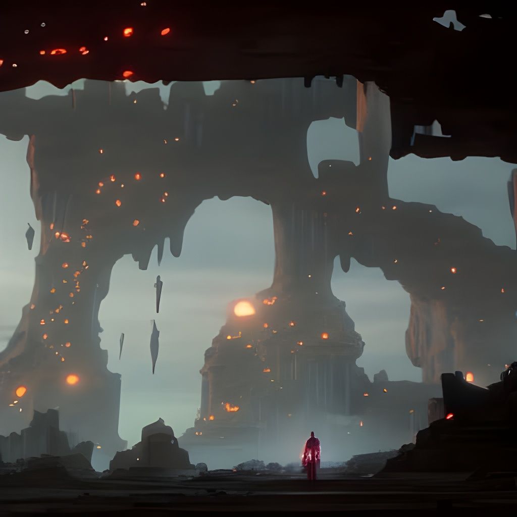 The ghost mansions of the Inhabitants of the Planet Pantocrates