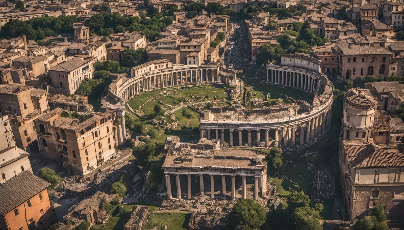 A Reimagining of The Roman Forum And Palatine Hill (Continued