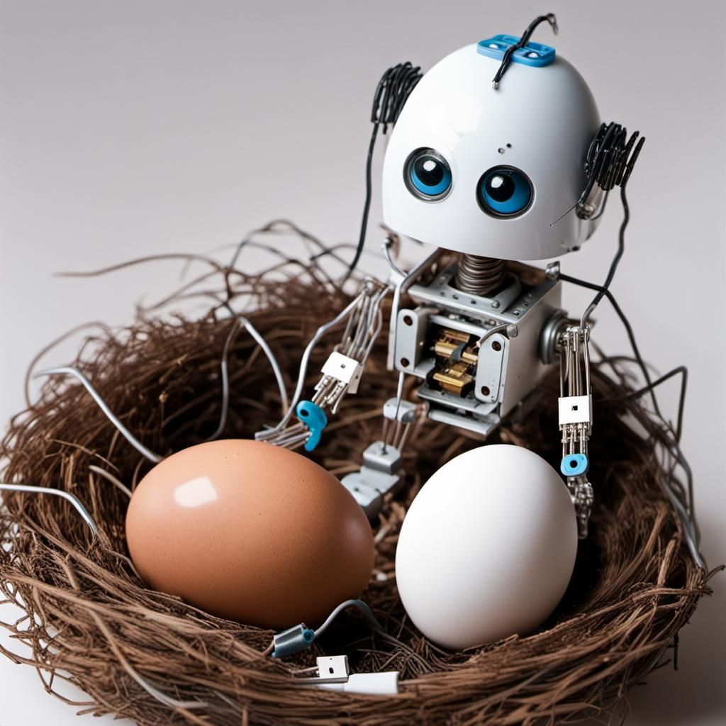 Robot Nanny and Self-Replicating Eggs