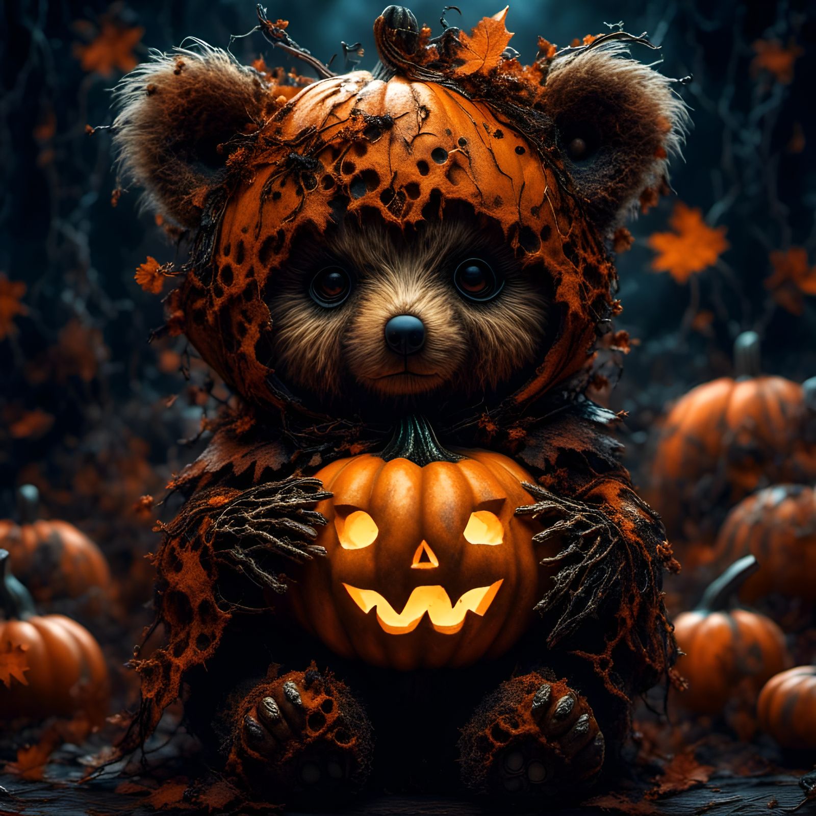 Pumpkin bear