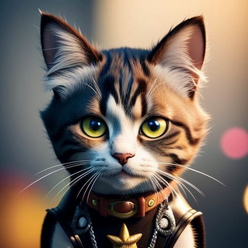 13 Days of Halloween Countdown - Caturday Costumes (punk rock kitty costume variant)