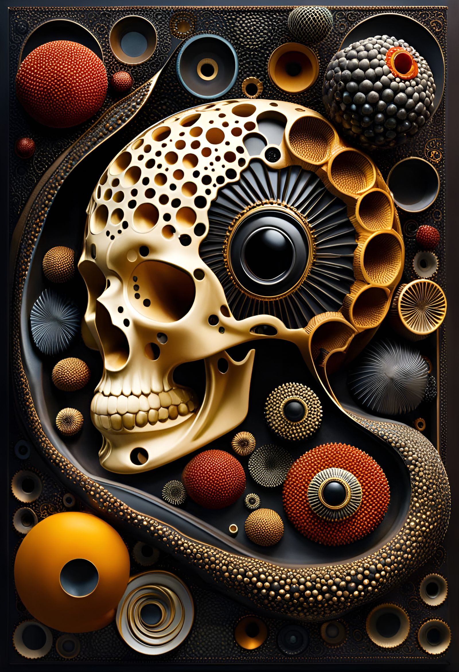🧡❣Skull Surrealism ❣🧡