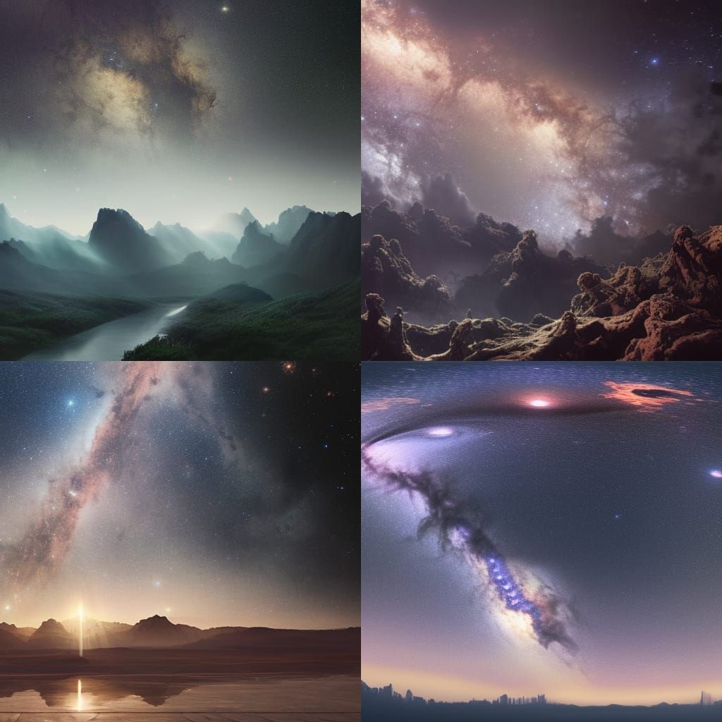 Epic Milky Way: A Digital Matte Painting