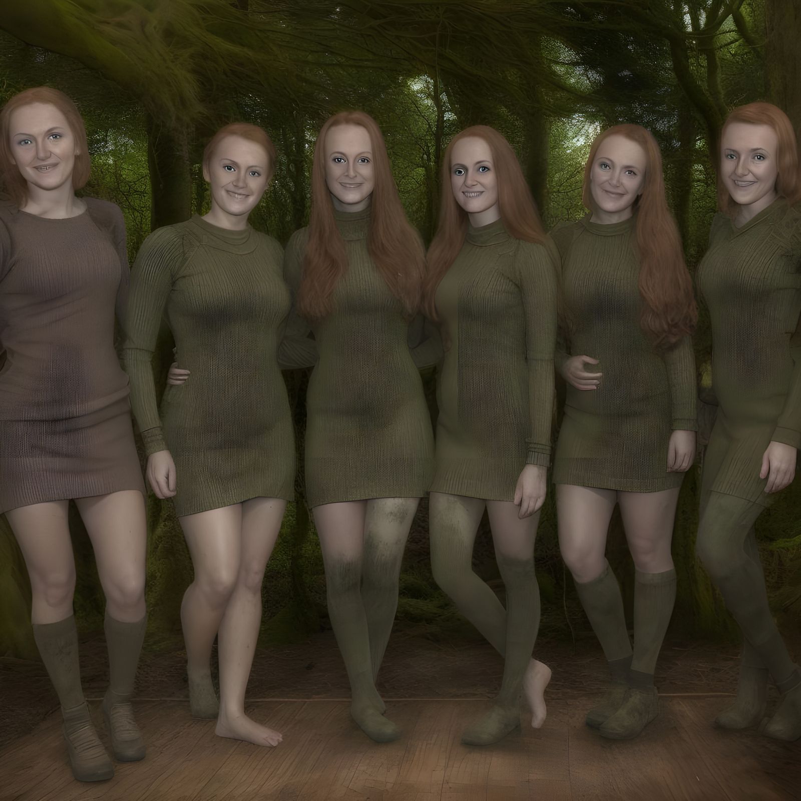 Enchanted Forest Cottage with Wood Nymphs