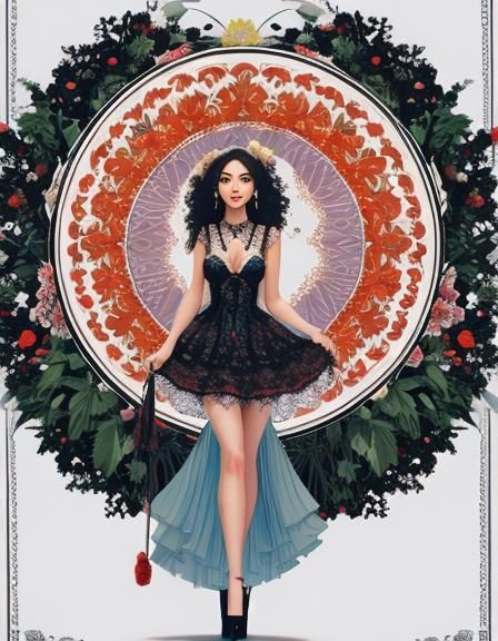 Abstract Flourish: An AI Interpretation