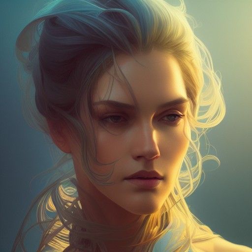 Detailed Portrait of a Powerful Woman