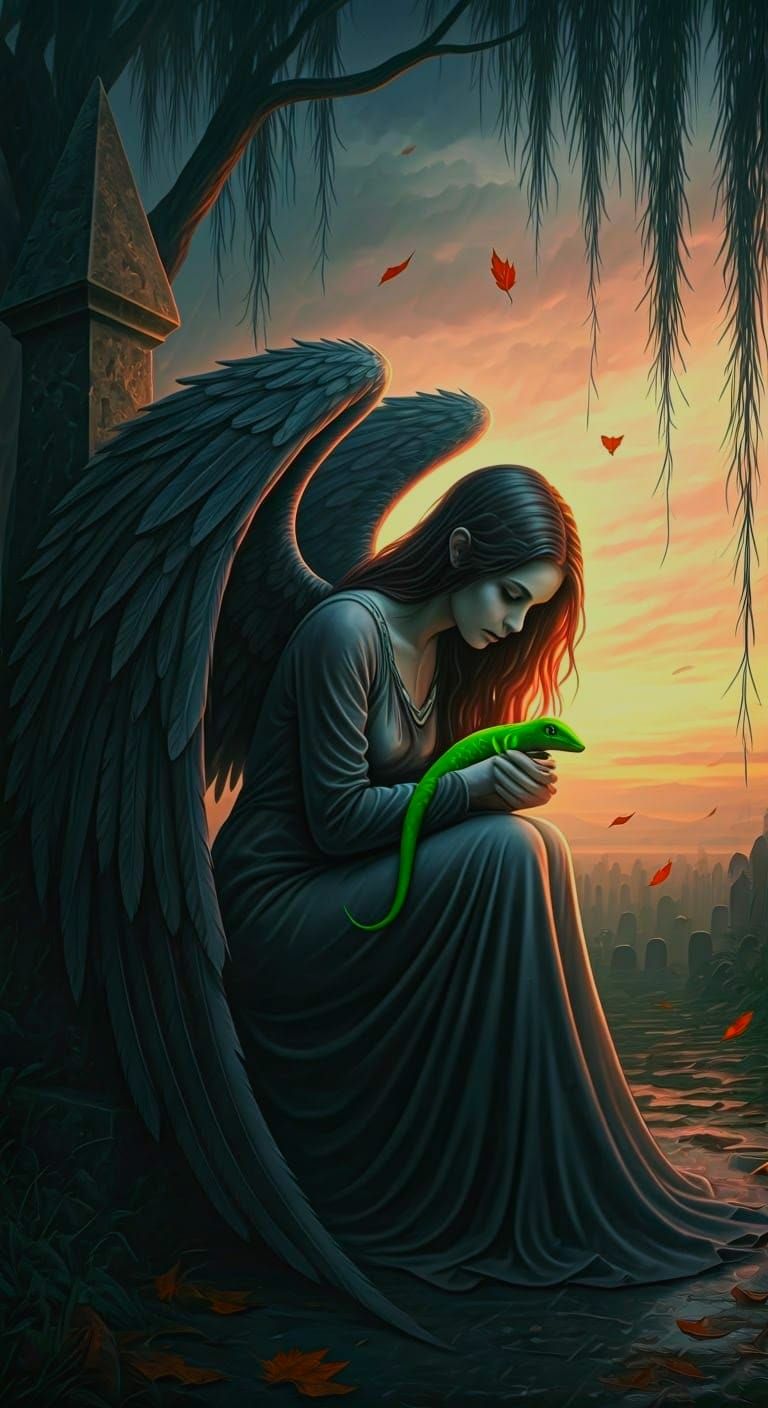 Haunted Angel Finds Hope in a Small Companion