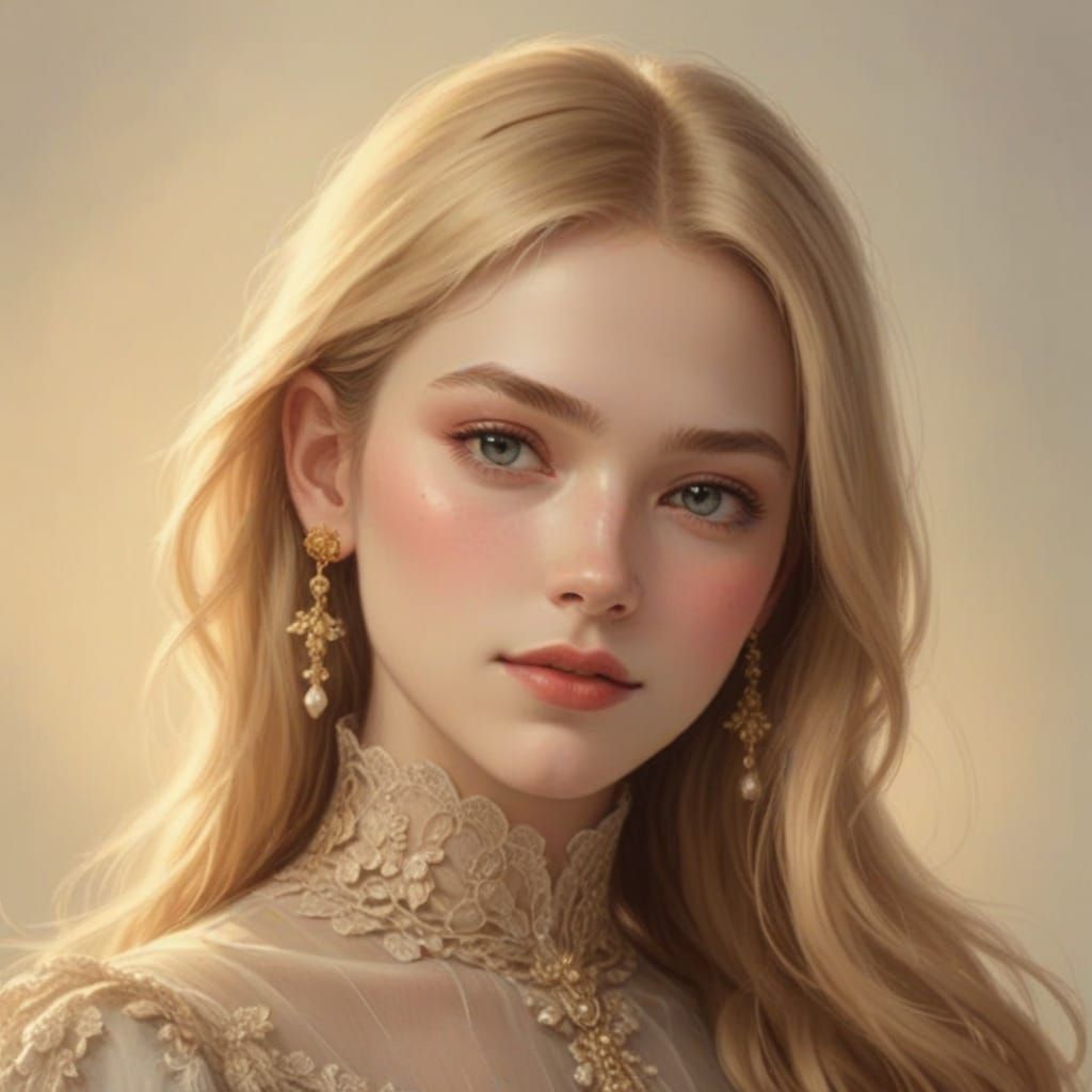 Ethereal Goddess Radiates Soft Power