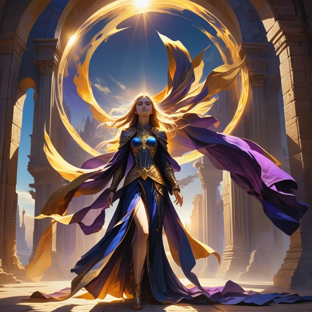 Alina Starkov Summons Light in Epic Fantasy Art