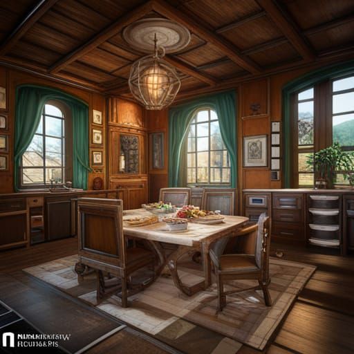 Fantastical Mozzarella Cheese House Concept Art