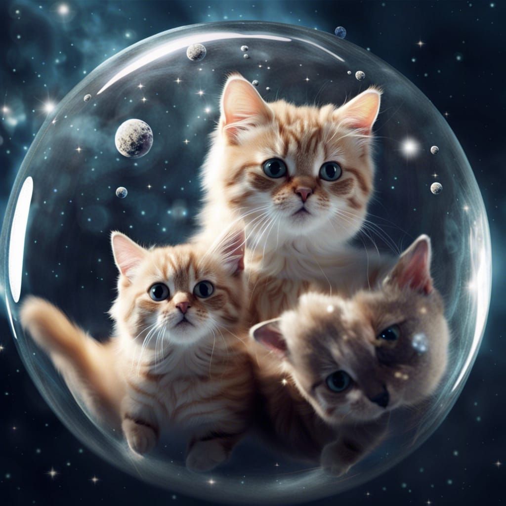 Cats in Bubbles: A Cosmic Journey