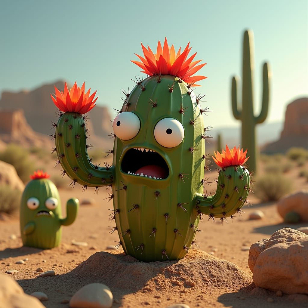Wild West: Angry Egg Cactus Incident