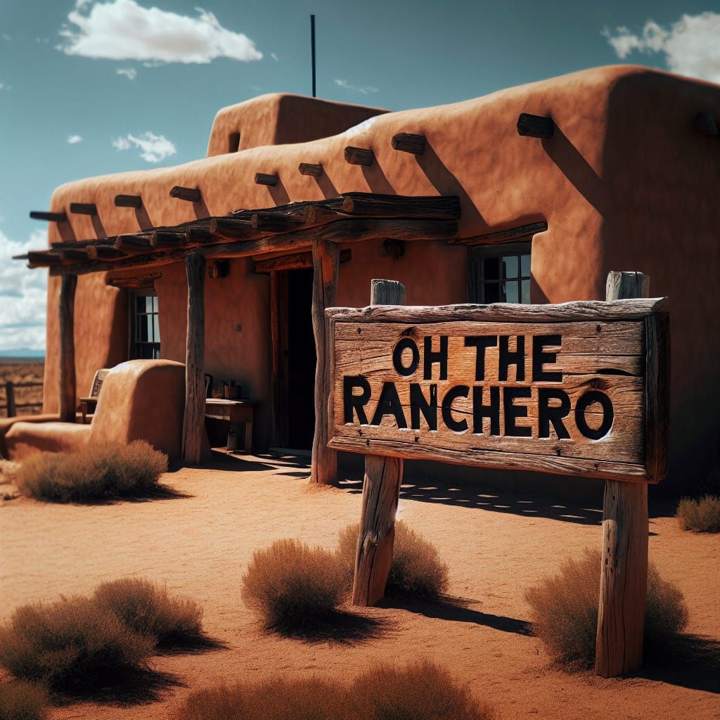 Desert Adobe House: Oh The Ranchero