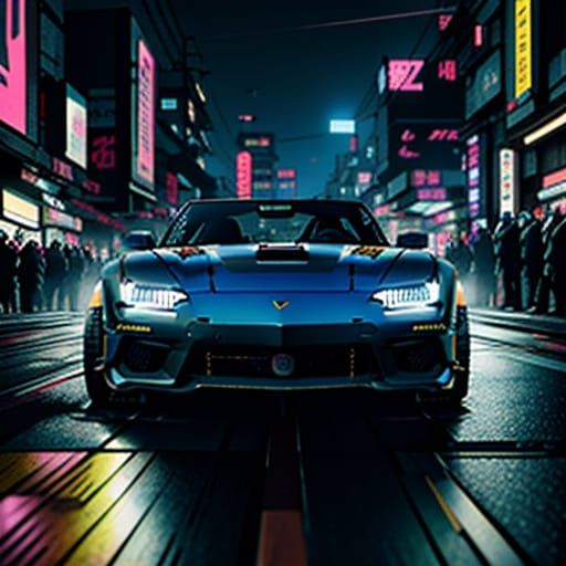 Cyberpunk Night City Targa MZT