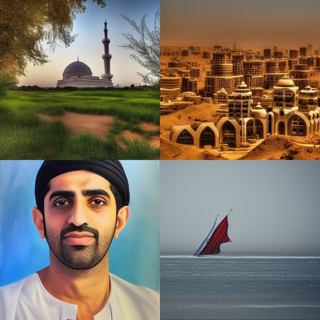 Abstract Portrait in Surrealist Style