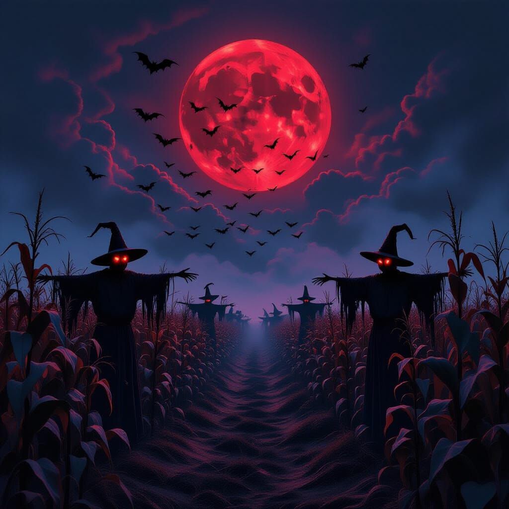 Nightmare Harvest Festival Under Blood Moon