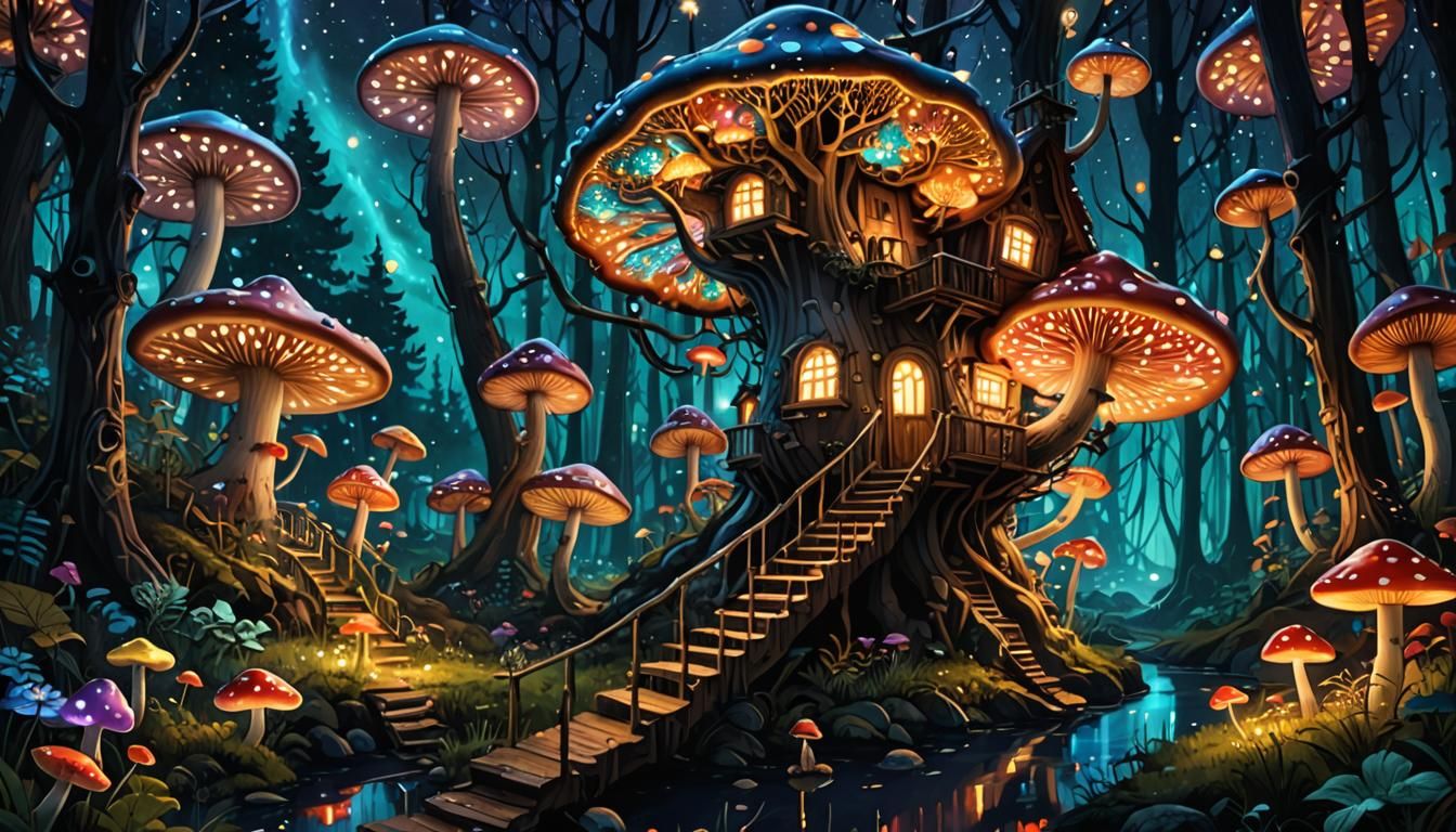 Mycelium Manor: The Arboreal Abode
