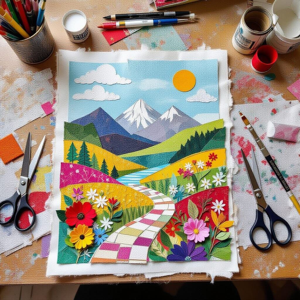 Creative tools on the table