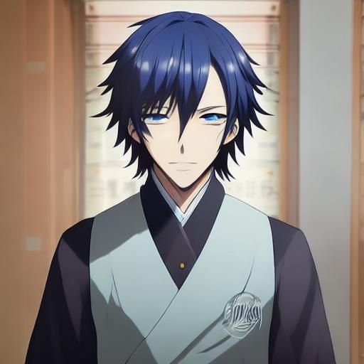 七人の小人 by artist "anime", Anime Key Visual, Japanese Manga, Pixiv, Zerochan, Anime art, Fantia blue eyed in the bathhouse