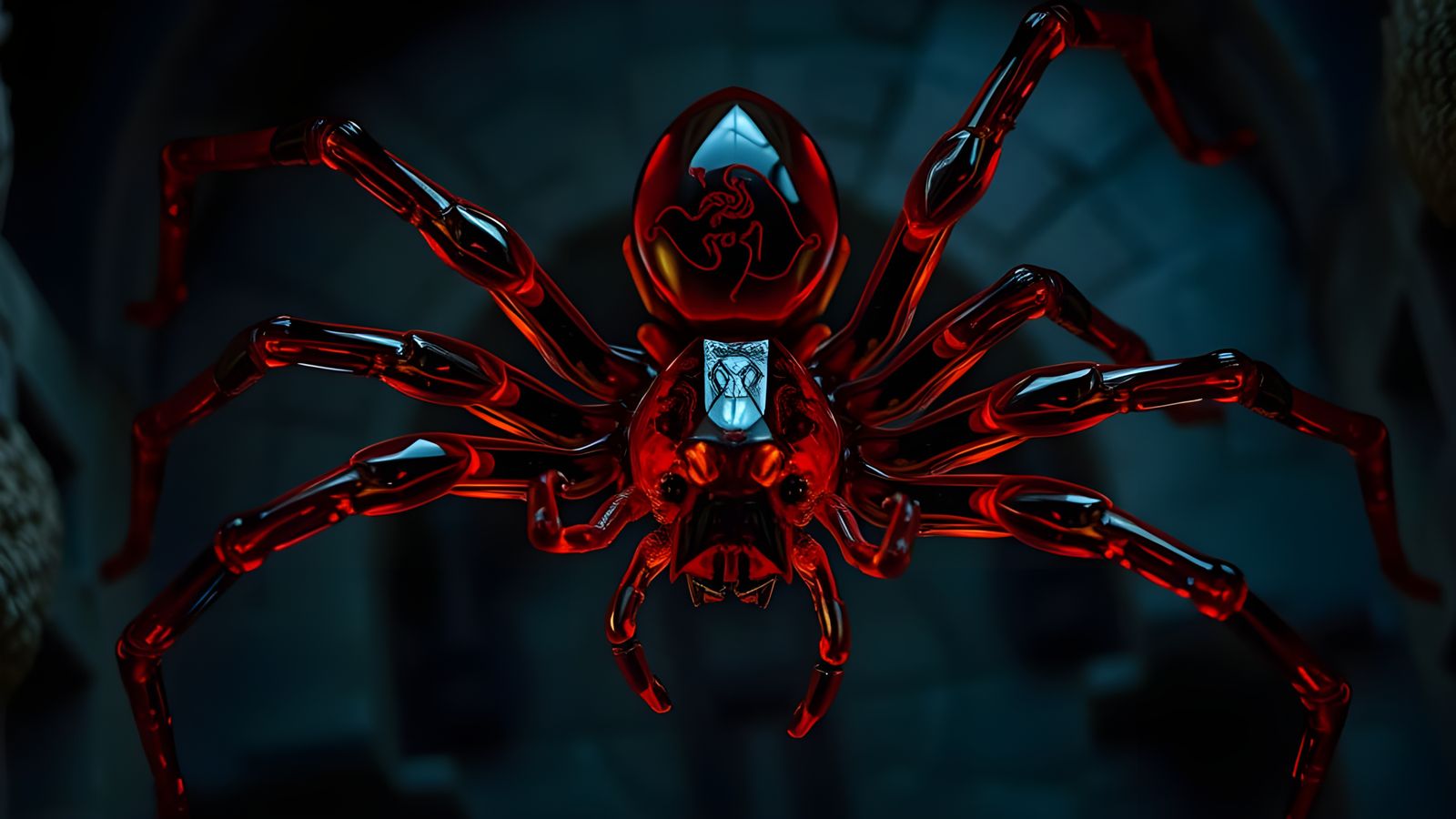 Red Glass Spider Monster for Dungeons and Dragons