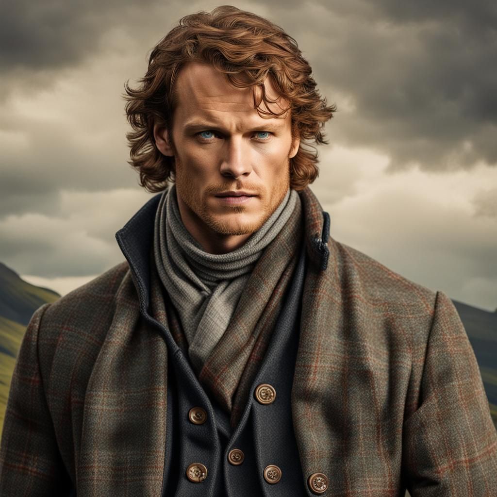 Jamie Fraser (Sam Heughan) from The Outlander series